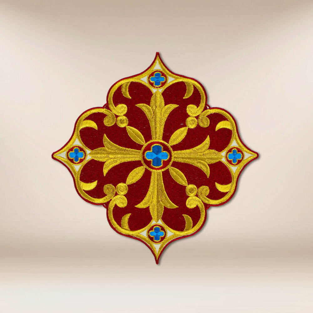 Aplicación bordada Cruz
