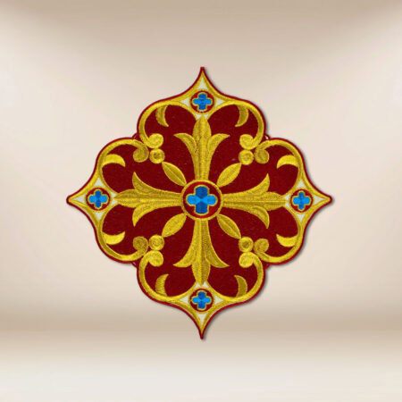 Aplicación bordada Cruz