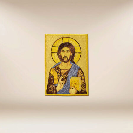 aplicación bordada Jesús Pantocrátor