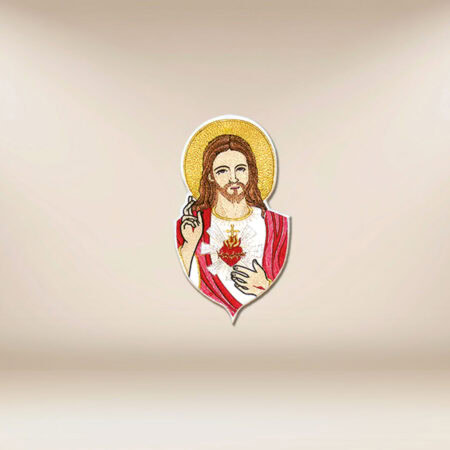 aplicación bordada Corazón de Jesús