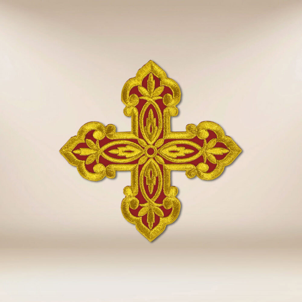 Aplicación bordada Cruz