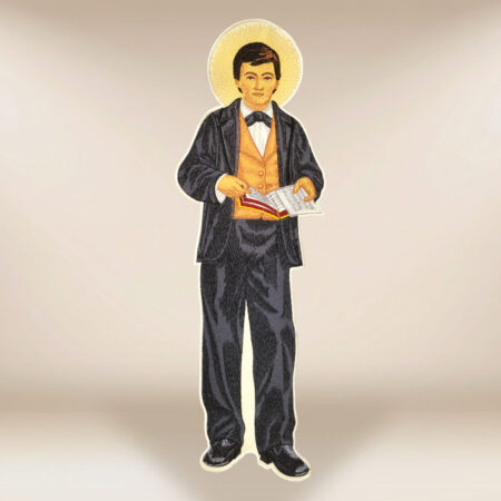 Aplicación bordada San Domingo Savio