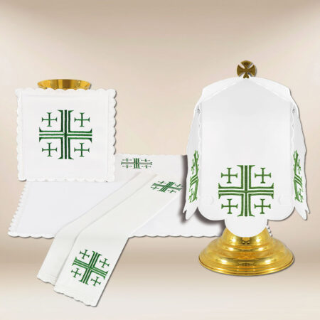Conjunto de ropa de altar para el cáliz