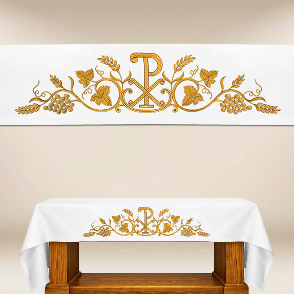 Mantel de altar bordado PX