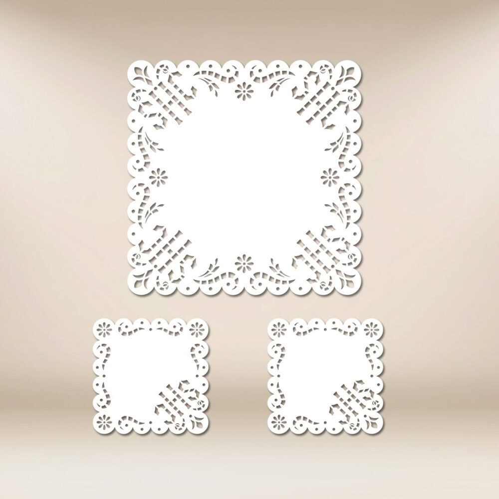 servilletas de altar juego litúrgico cortado con láser