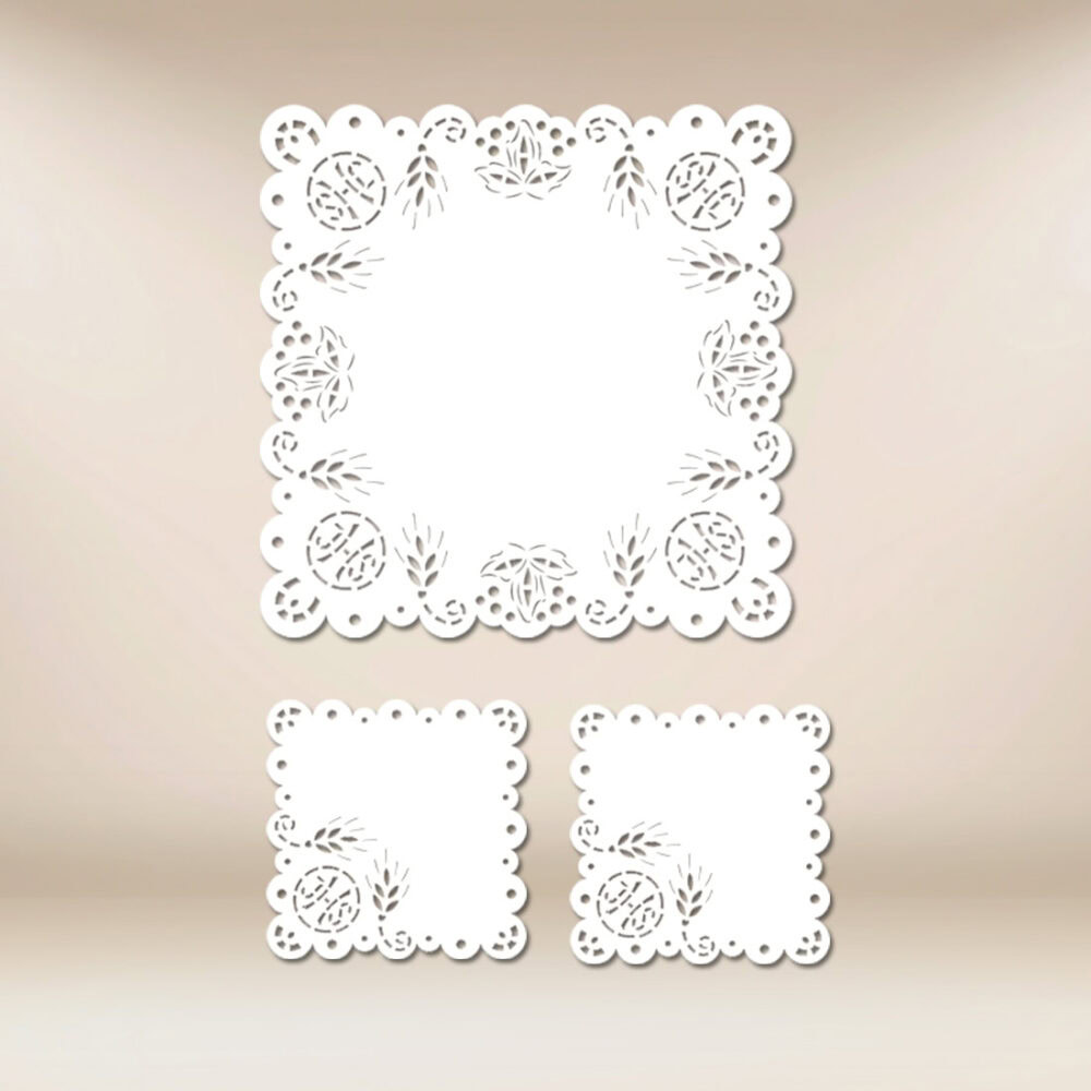 servilletas de altar juego litúrgico cortado con láser