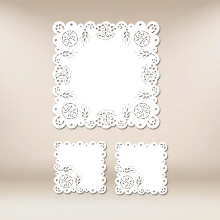 servilletas de altar juego litúrgico cortado con láser