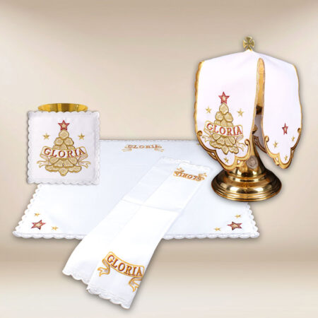 Conjunto de ropa de altar para el cáliz Gloria