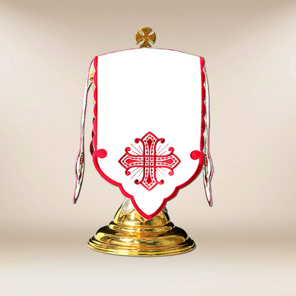 Sukienka na puszkę eucharystyczna czerwona