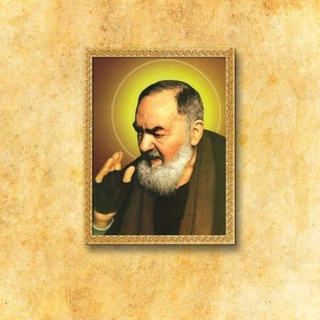 Imagen religiosa sobre tela de San Padre Pío