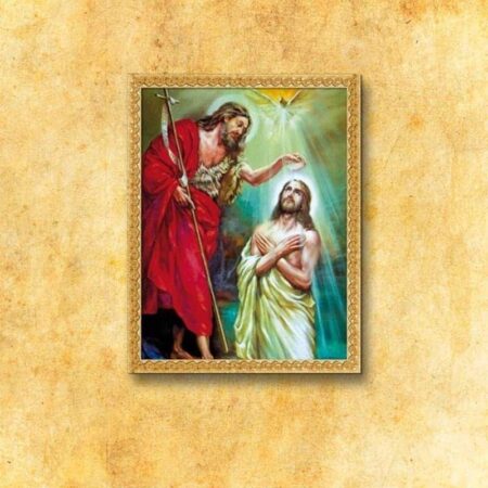 Imagen religiosa sobre tela San Juan Bautista