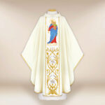 Casulla bordada Madre de Dios, Auxilio de los Cristianos