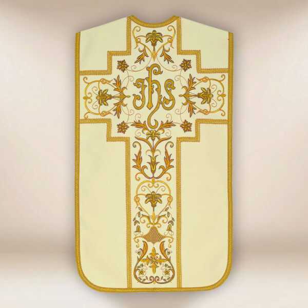 Casulla romana bordada «Angelus»