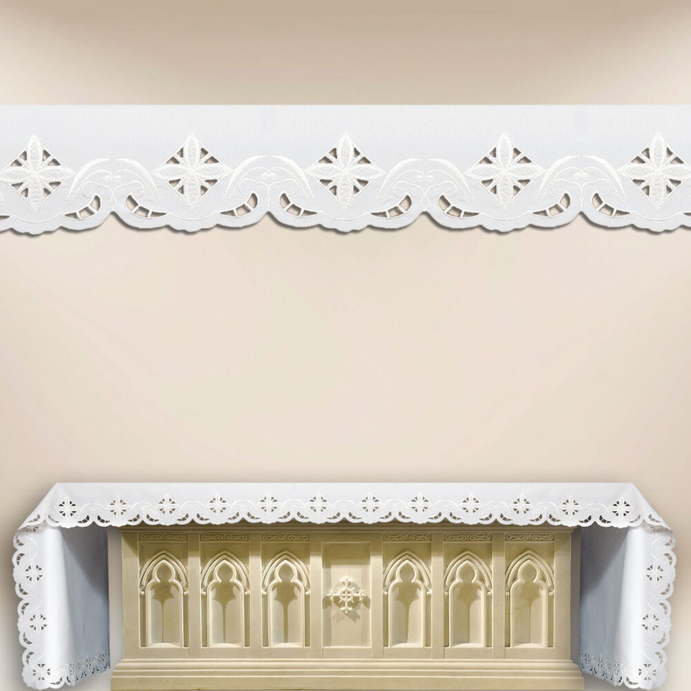 Mantel bordado litúrgico