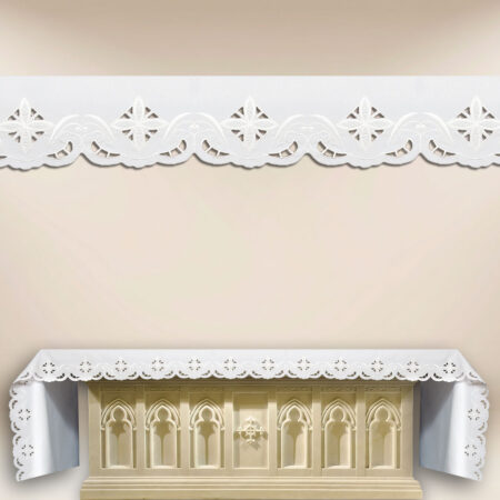 Mantel bordado Cruz en Cuadrado
