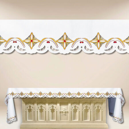 Mantel bordado litúrgico
