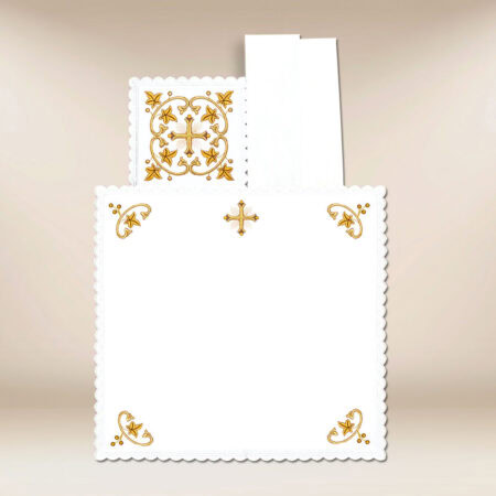 Ropa de altar para el cáliz bordada