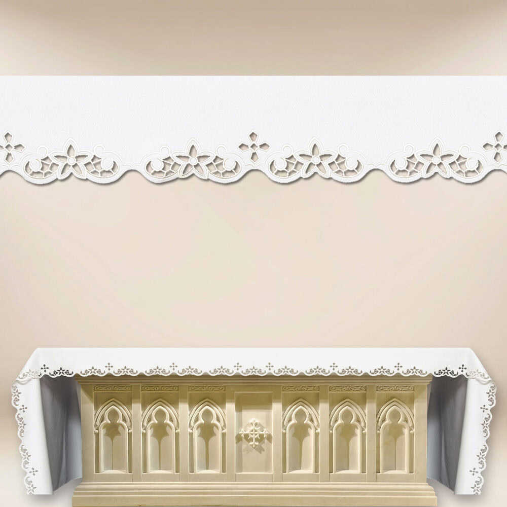 Mantel bordado blanco