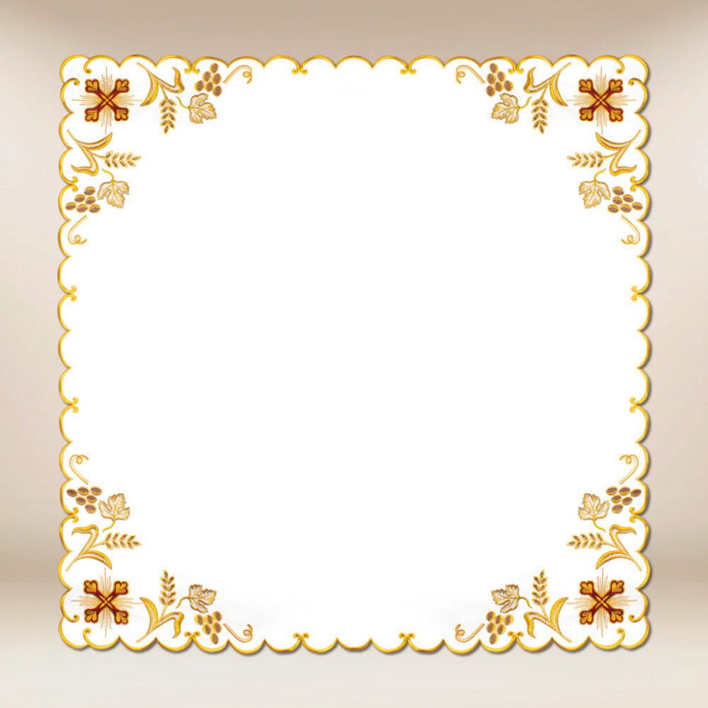 Cubierta bordada de altar 110x110