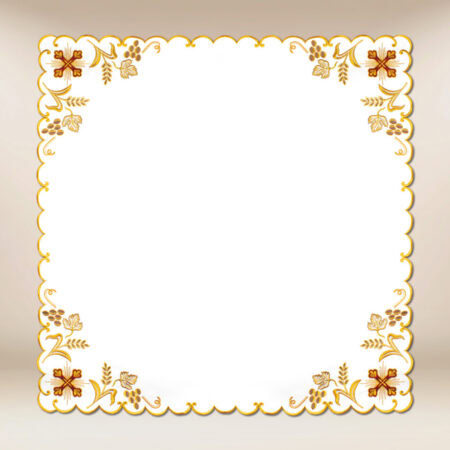 Cubierta bordada de altar 110x110