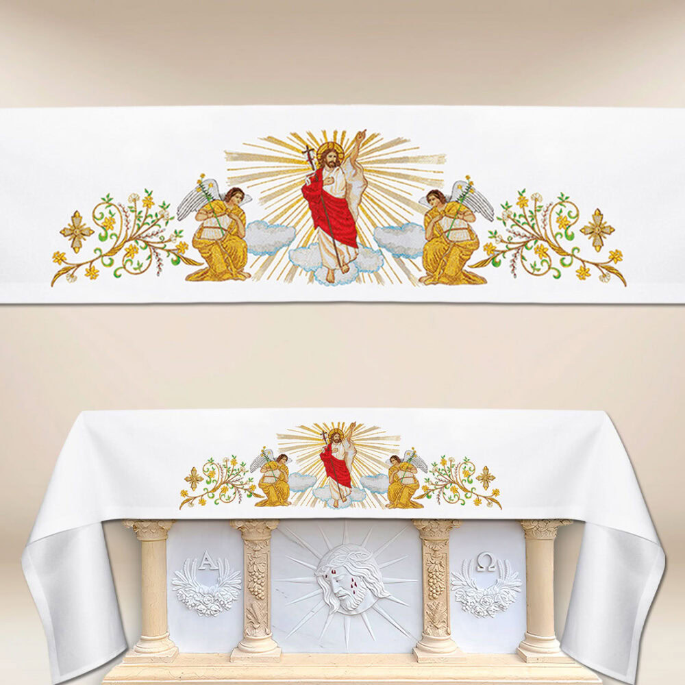 Mantel de altar con bordado – Zmartwychwstanie Pana