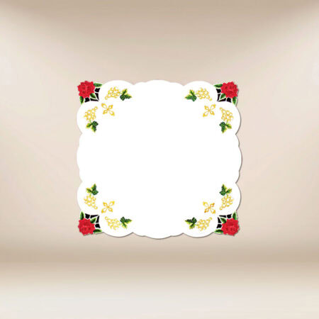 Cubierta de altar con rosas 45×45cm