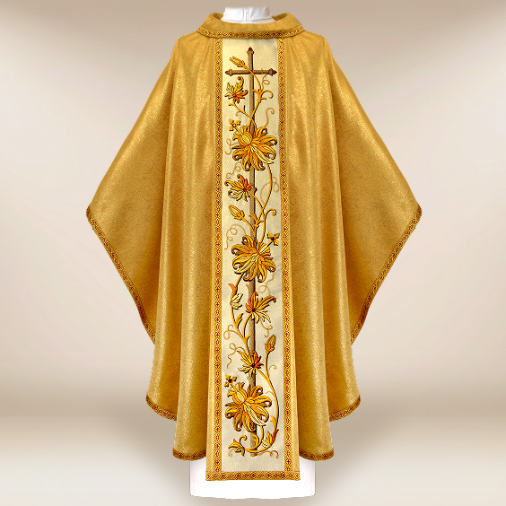Casulla bordad<br> "Classico Gold"