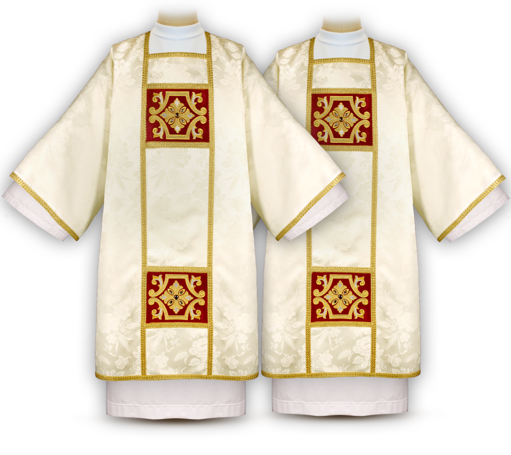 Delantales bordados Comunione para celebraciones solemnes
