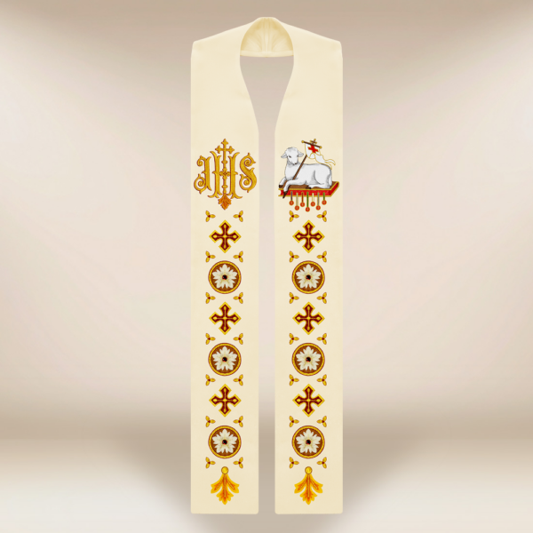 Estola bordada “Cordero de Dios”