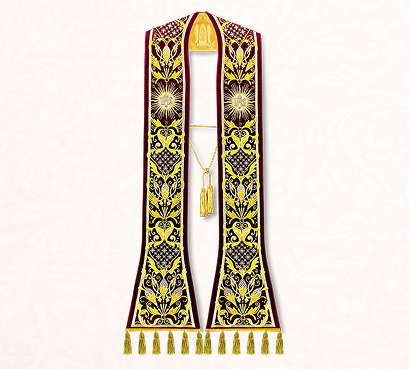 Estola bordada «Pietre E Oro»