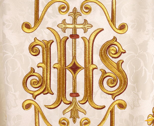 Ornamentación litúrgica clásica inspirada en la espiritualidad de la Misericordia