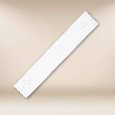 Purificador bordado blanco