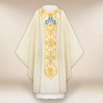 Casula con orphrey bordado Madonna di Fatima
