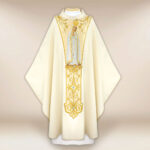 Casula con orphrey bordado Madonna di Fatima
