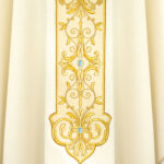 Casula con orphrey bordado Madonna di Fatima