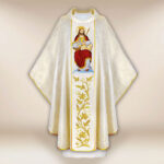Casulla bordada Cristo Rey