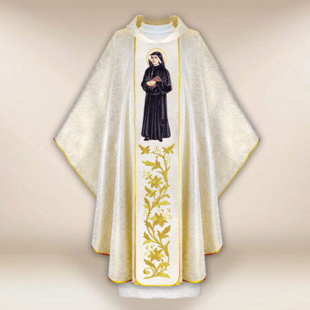 Casulla bordada San Faustino