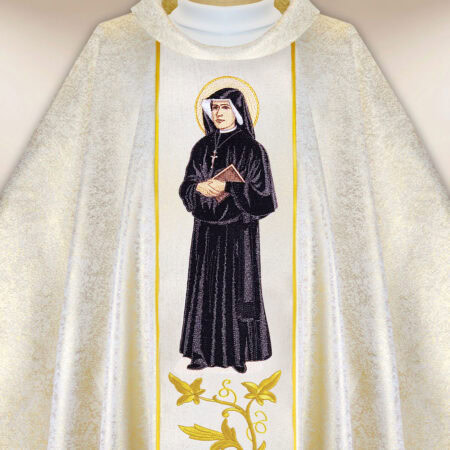 Casulla bordada San Faustino