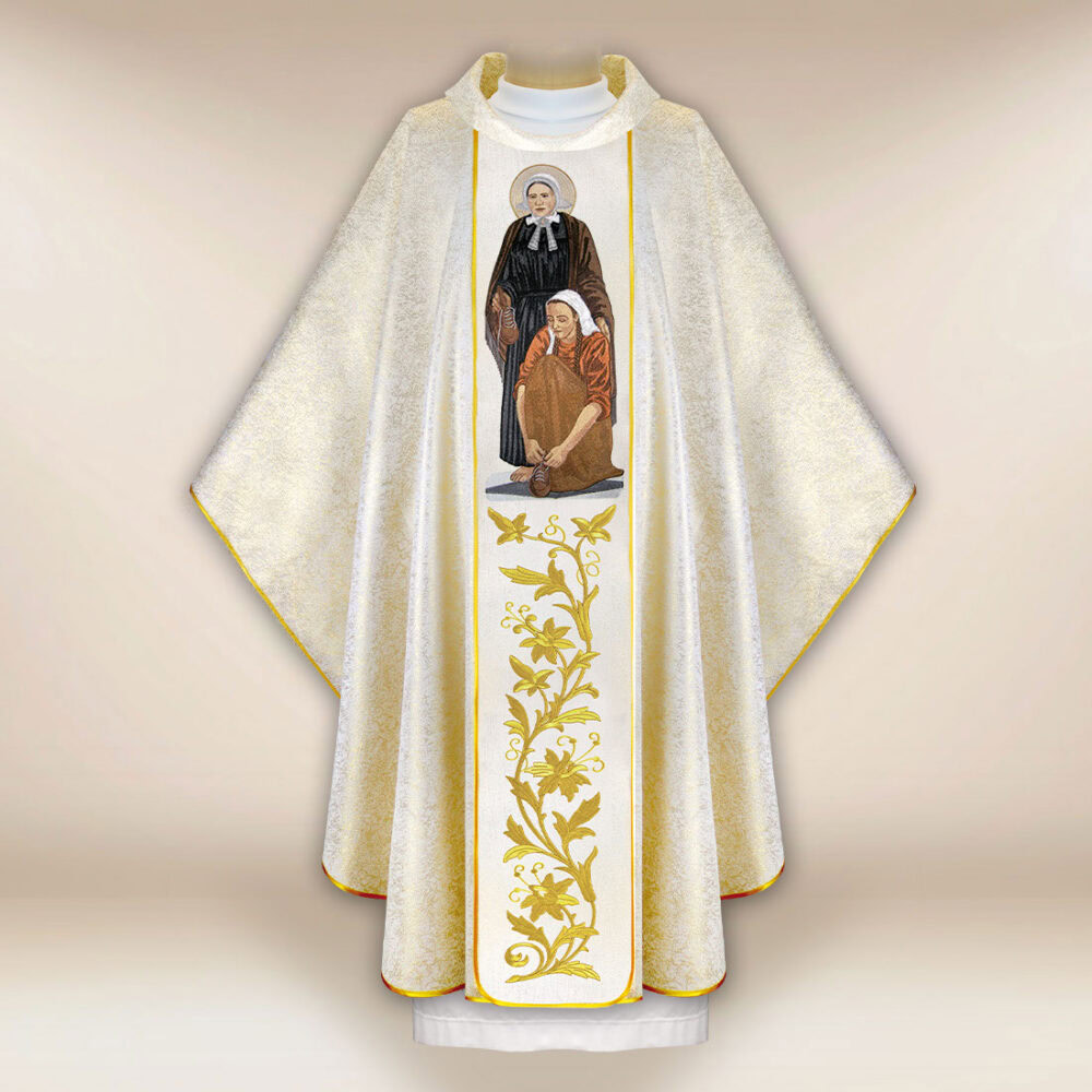 Casulla bordada Santa Madre María
