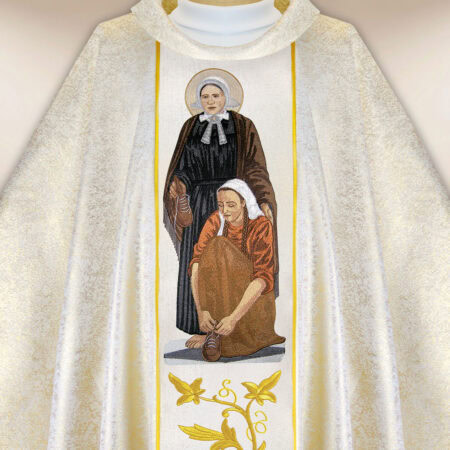 Casulla bordada Santa Madre María
