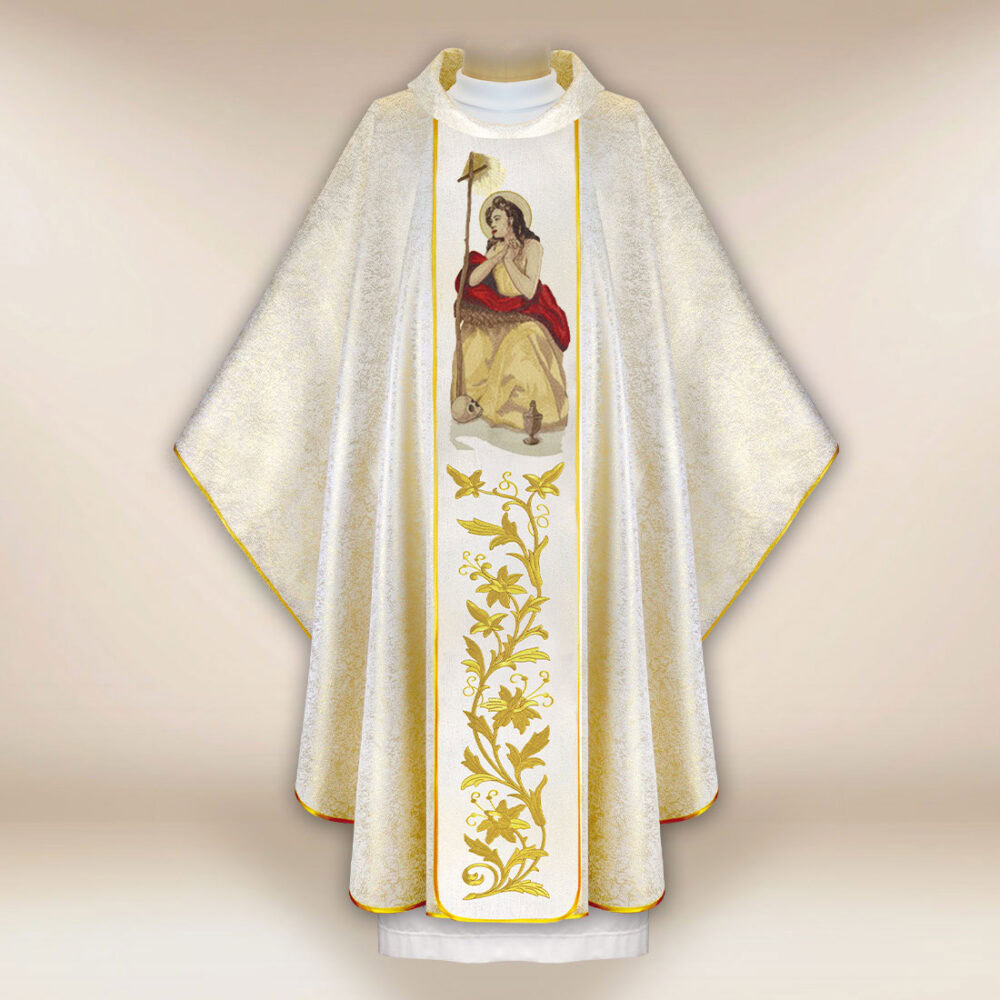 Casulla bordada Santa María Magdalena