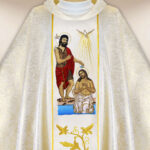 Casulla bordada Bautismo de Jesús