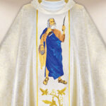 Casulla bordada San Bartolomé