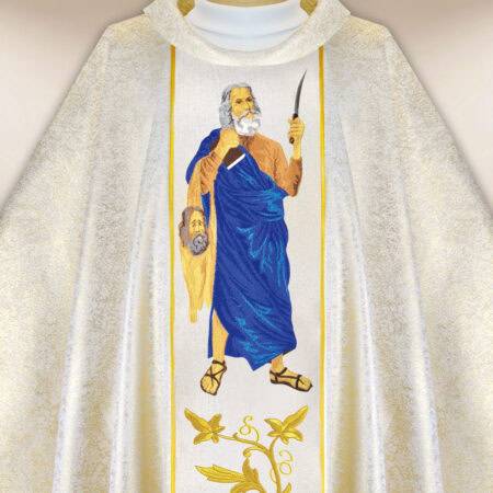 Casulla bordada San Bartolomé