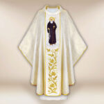 Casulla bordada San Leonardo