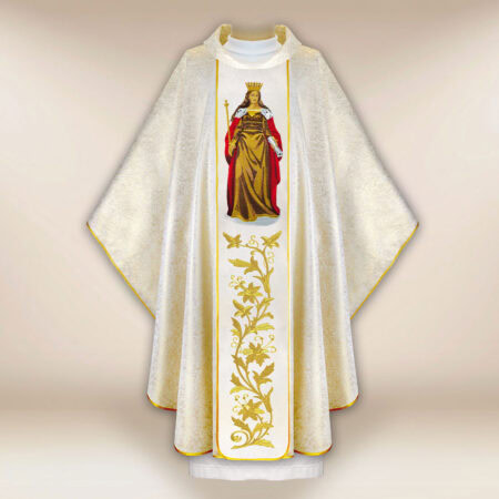 Casulla bordada Santa Jadwiga Reina