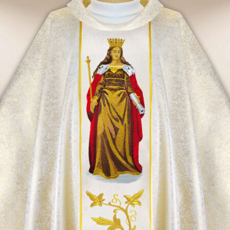 Casulla bordada Santa Jadwiga Reina