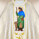 Casulla bordada San Roque