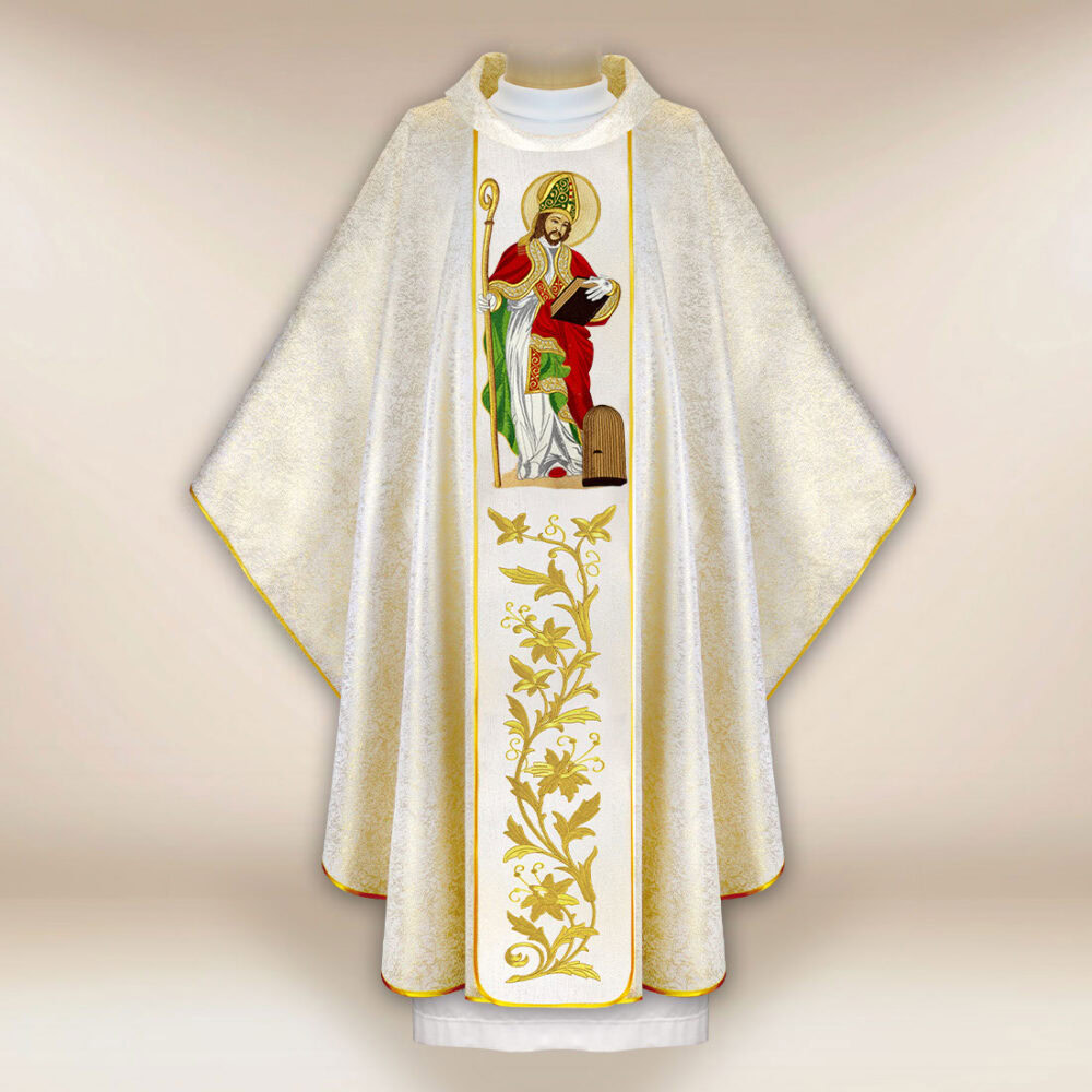 Casulla bordada San Ambrosio