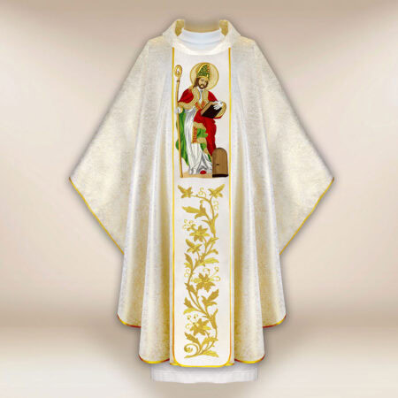 Casulla bordada San Ambrosio